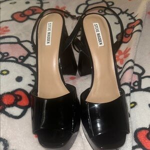Steve Madden Black Women's Platform Heels